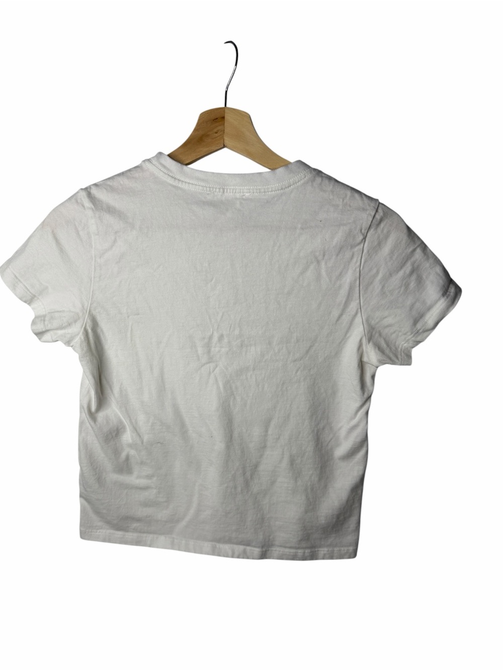 Reformation Short Sleeve Crewneck Tee in White - Picture 6 of 7